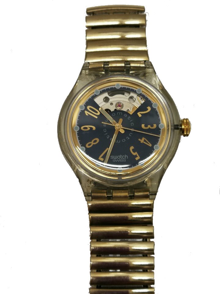 Swatch hot sale automatic gold